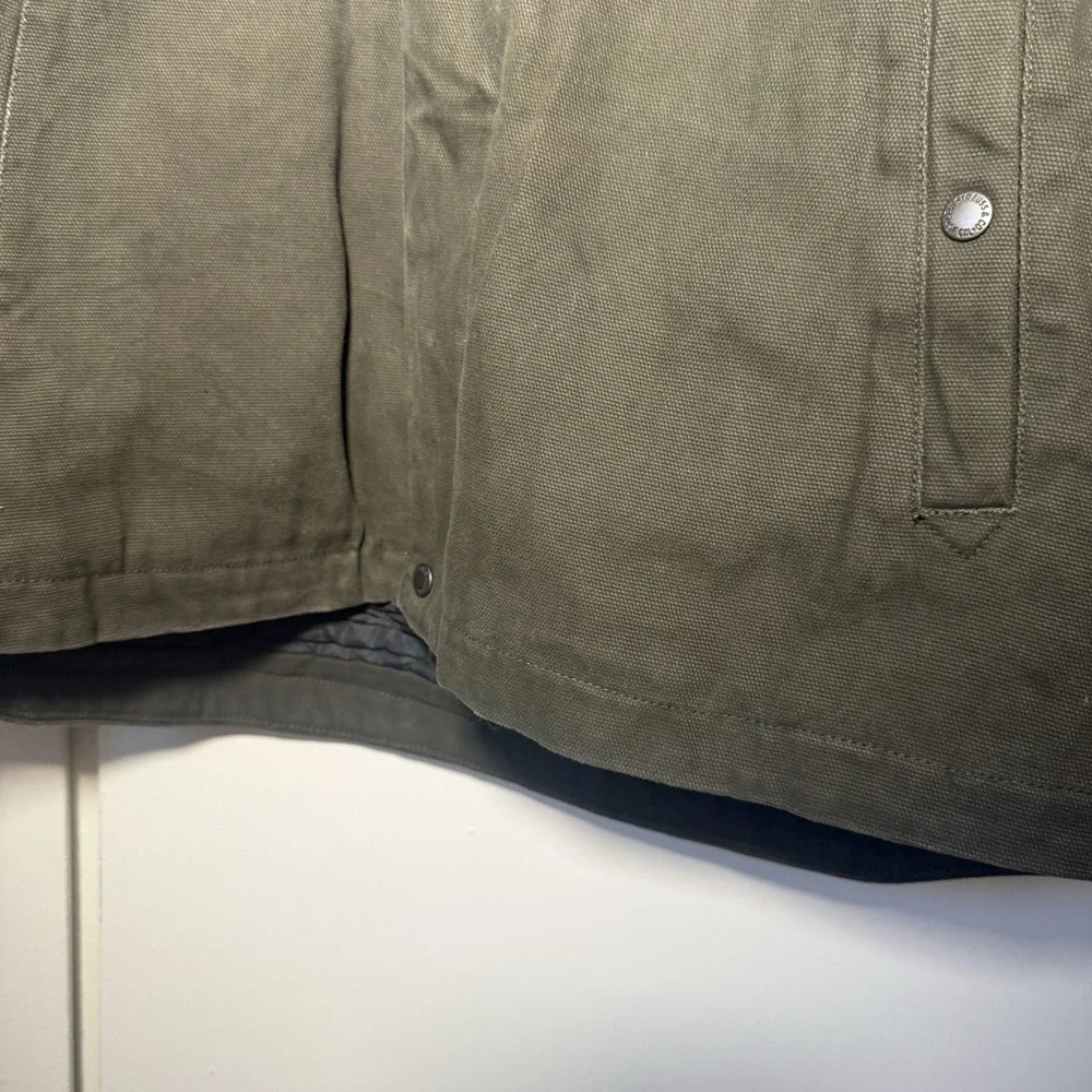 Levi's Trucker Sherpa Lined Jacket Men XL Hoodie Full-Zip Snap Green NWT